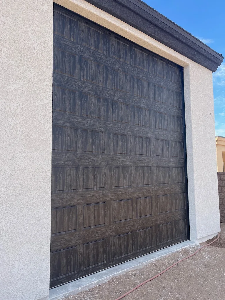 Black Modern New-Construction Door