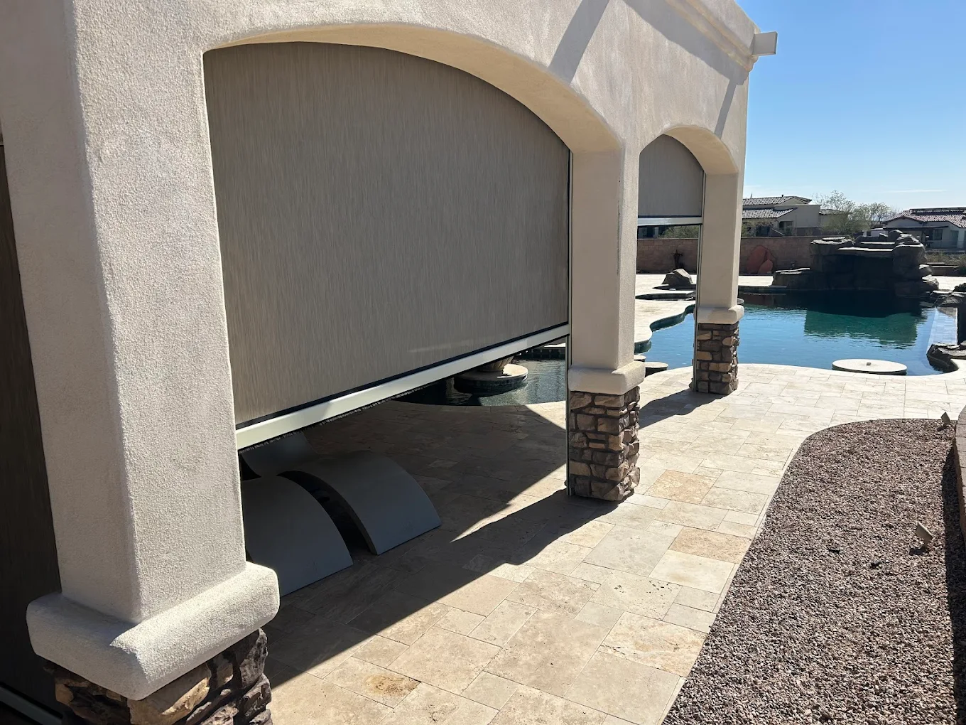 MagnaTrack Motorized Patio Screen
