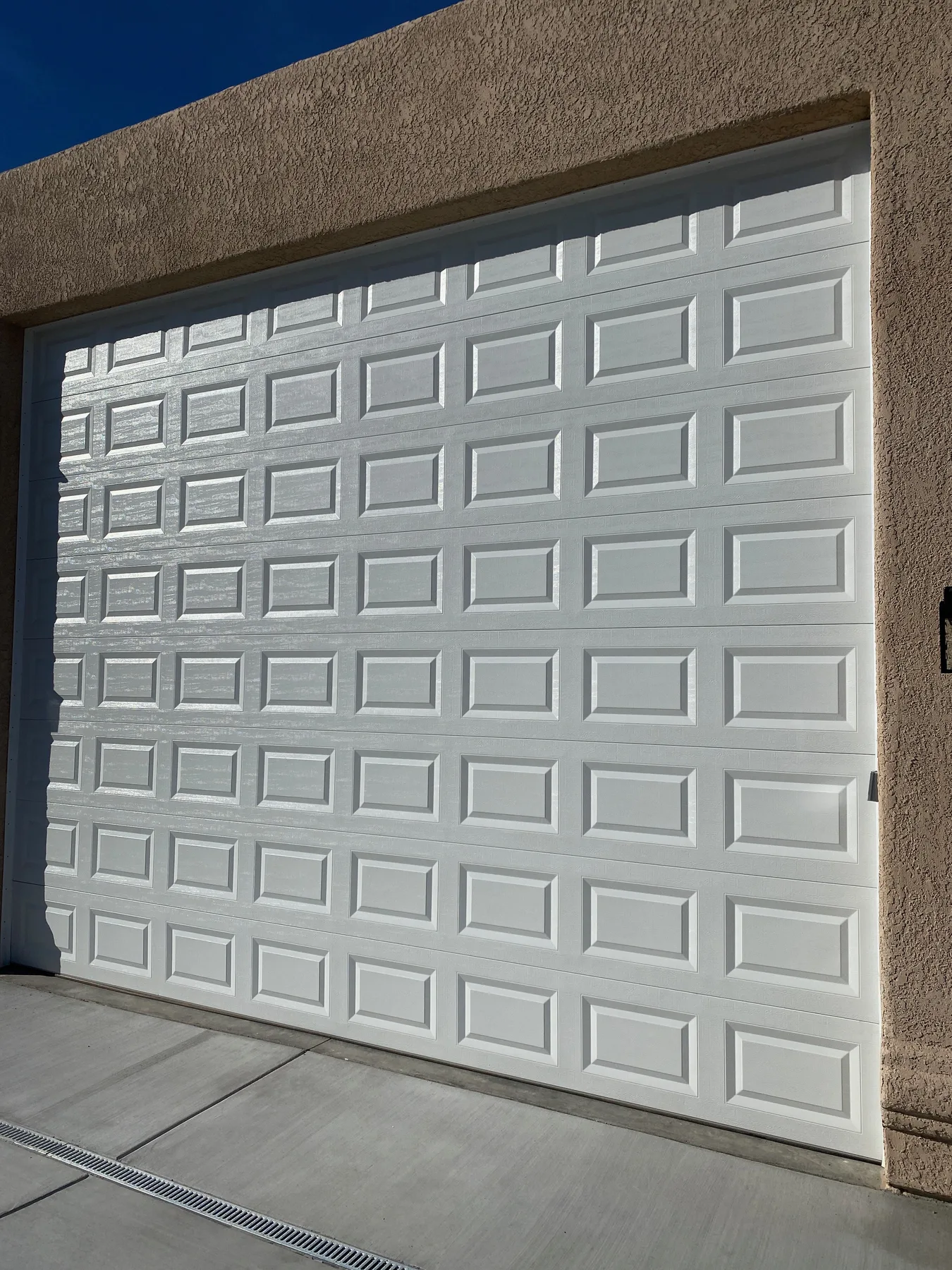 Cream Commercial Roll-Up Service Door