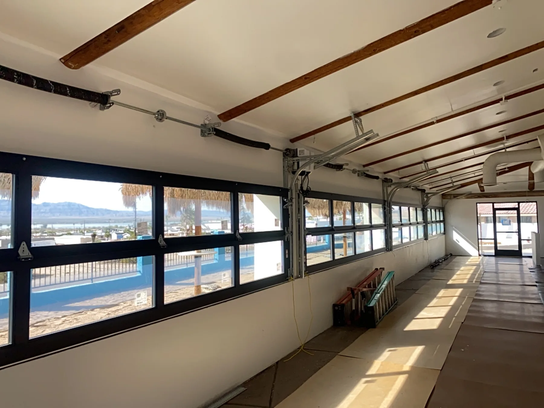 Commercial Full-View Doors Interior