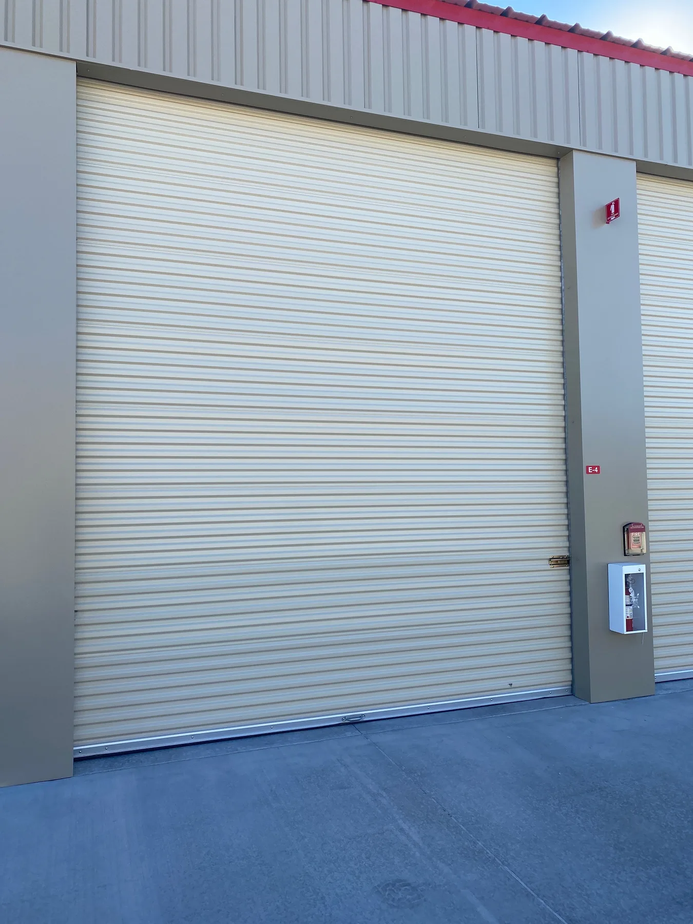 Commercial Sectional Door Interior
