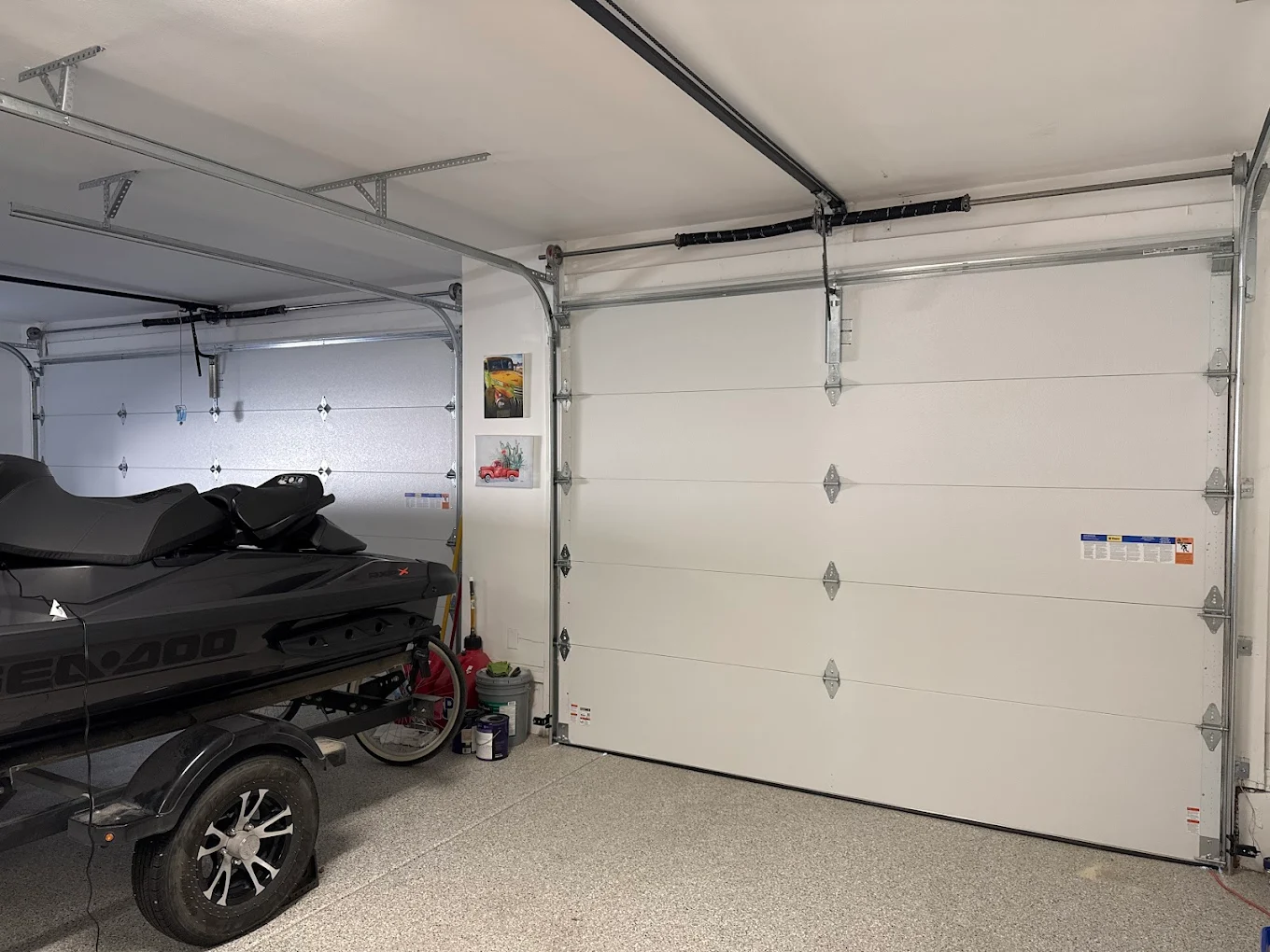 White Door Interior Installation